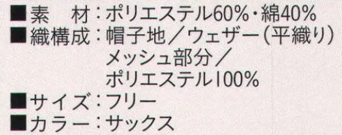 ビーバーズキャップ BL-7402 女子天ツマミネット付帽 メッシュ部分も抗菌加工してあります。 後部マジックベルトでサイズ調整ができます。 リネン対応の為、新開発のプレス布芯を入れてあります。※この商品は、ご注文後のキャンセル・返品・交換ができませんので、ご注意下さいませ。※なお、この商品のお支払方法は、先振込（代金引換以外）にて承り、ご入金確認後の手配となります。 サイズ／スペック