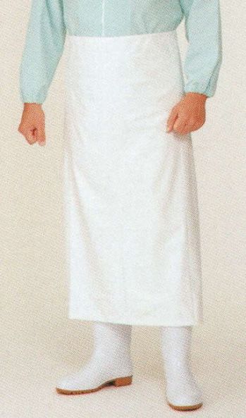 食品工場用 業務用エプロン ビーバーズキャップ SW-434 腰下白前掛（5枚入り） 食品白衣jp