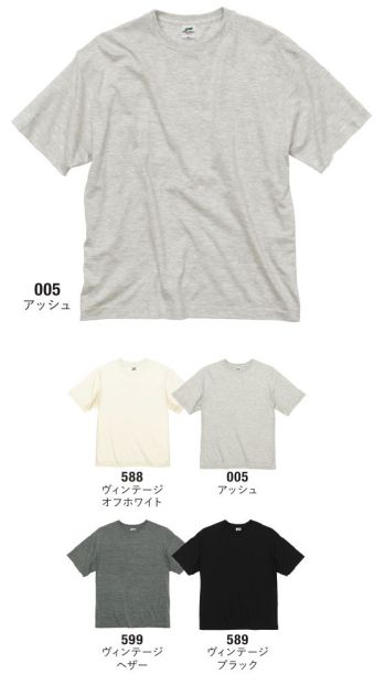 キャブ 1105-01 5.6オンス トライブレンド ビッグシルエット Tシャツ 3種類のブレンド糸が織りなすヴィンテージテイストなビッグシルエットTシャツ※この商品はご注文後のキャンセル、返品及び交換は出来ませんのでご注意下さい。※なお、この商品のお支払方法は、先振込(代金引換以外)にて承り、ご入金確認後の手配となります。