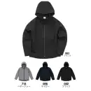 作業服JP イベント・チーム・スタッフ トレーナー キャブ 2291-01 9.4オンス T/Rダンボールニット フルジップ パーカ