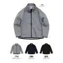 作業服JP イベント・チーム・スタッフ 長袖ジャケット（ブルゾン・ジャンパー） キャブ 2293-01 9.4オンス T/Rダンボールニット フルジップ スタンド ジャケット