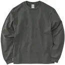 キャブ 4231-01 6.2オンス オープンエンド フェードウォッシュ ロングスリーブTシャツ(2.1インチリブ)