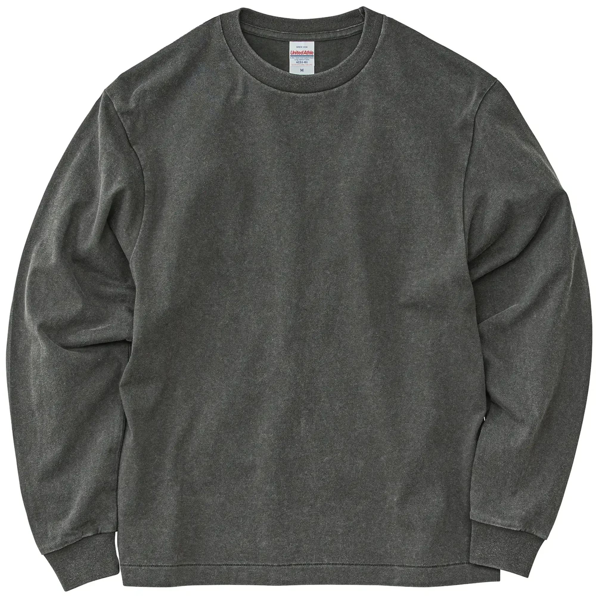 キャブ 4231-01 6.2オンス オープンエンド フェードウォッシュ ロングスリーブTシャツ(2.1インチリブ)