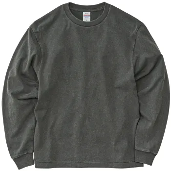 キャブ 4231-01 6.2オンス オープンエンド フェードウォッシュ ロングスリーブTシャツ(2.1インチリブ)