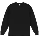 キャブ 4511-01-B 6.0オンス オーセンティック オープンエンド ヘヴィーウェイト ロングスリーブ Tシャツ（2.1インチリブ）