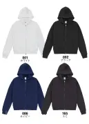 キャブ 5621-01 10.0オンス T/C ボックスシルエット スウェット フルジップ パーカ（裏起毛）