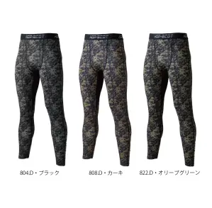 吸汗速乾カモフラコンプレッション・ロングパンツ