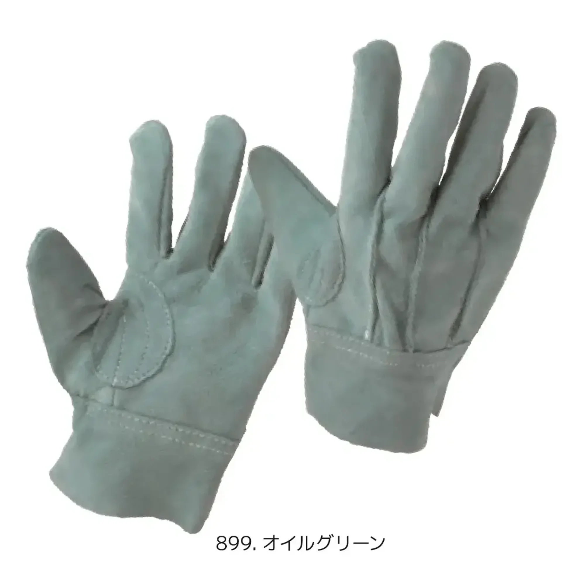 CUC 780056 オイル加工手袋 牛床革「背縫い」