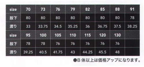 CUC 3005 ワンタックカーゴパンツ さりげなく使用されているメッシュ加工で通気性抜群。裏綿素材で肌触りもよく優れた吸汗性で夏を快適に。サマーソフト裏綿二重織りの制電素材を採用。付属はYKKファスナー、YKKスナップを使用。肌側の素材は綿タッチで吸水性に優れ不快なベタつきを軽減。色も豊富な6色展開。 サイズ／スペック