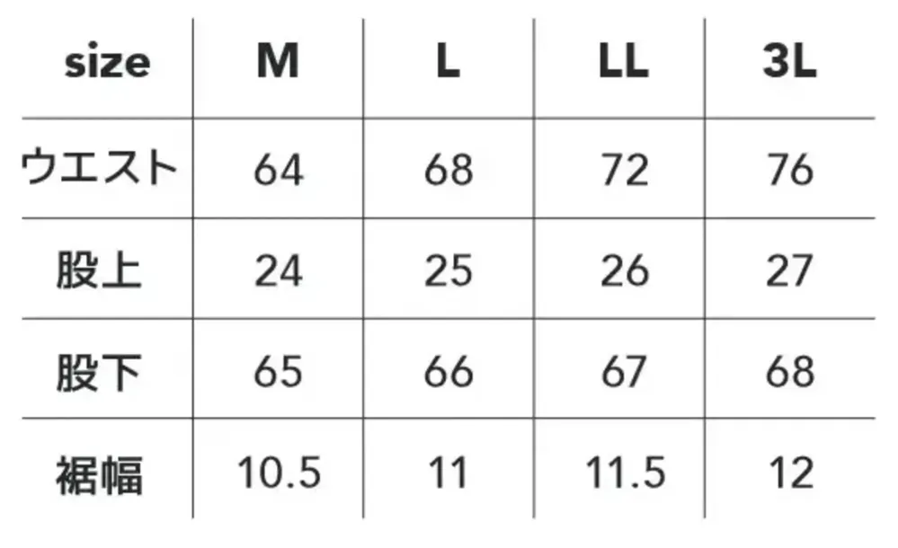 CUC 700213 テンプテック コンプレッション・ロングパンツ サイズ・スペック