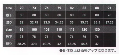 CUC 7505 ノータックカーゴパンツ 高級感のある綿100％の国産生地を使用。洗いをかけた優しい肌触りと、ハードワークにも耐える耐久性が魅力。国産綿100％の素材で、今カジュアルで流行りの変わり織りピケを使用した商品です。ワンウォッシュ加工を施し優しい肌触り。シンプルなデザインで幅広い業種に最適。 サイズ／スペック