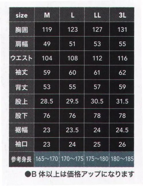 CUC 9106 WZ ミニリップ・長袖ツナギ 下半身まで涼しく気持ちいいダントツの快適さ満足度がグッと詰まったファン付つなぎ服極薄 耐摩耗ポリ100％ミニリップ 裏PAコーティングスピード涼風循環コーティングで涼風をもらさず、引っ張りと引き裂き強く、高強度たっすい加工で汚れをガードし、服長持ち サイズ／スペック