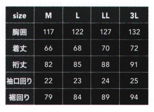 CUC 9869 WZ グランフェンフードジャケット（ファン・バッテリー別売り） WIND ZONE STYLE®注目すべきは、多機能「新素材グラフェン」の採用。さらに個性的な見た目で総合力高めのモデル素材には、様々な分野での使用が拡大する新素材グラフェン（炭素繊維）をセレクト。抗菌・消臭・UVカット・制電機能を持ち、高い機能性を備える。また紐などで使う用途の杉綾テープをふんだんに「縫い代」に使用し、インパクトのあるルックスを演出。小さく折り畳めるので普段使いやアウトドアのお供としても有能。衿裏まで風が流れる背中ダクト、外ポケットにバッテリーを入れて使えるケーブル通し穴、バッテリー専用内ポケットを装備し、反射ロゴプリントなどもアクセントに。※必ず専用ファン・バッテリーをご使用ください。他社商品を併用してご使用した際に発生する故障や事故につきましては責任を負いません。※この製品は、素材の内側にコーティング加工をしております。コーティングは、摩擦や洗濯により多少剥離する場合があります。洗濯の際は、必ずファスナー・釦・マジックテープを閉じ、洗濯ネットをご使用ください。●Di-VaiZ™（ディー・バイス）【オリジナル商品数 業界トップクラス】業界とトップクラスのファン・バッテリー商品数を誇り、ワークシーンだけでなく、様々な用途、様々なシーンを見据え開発。プロワーカーが使う職人仕様から、今後さらに浸透が加速していくであろう一般ユーザーに向けたアウトドア、スポーツ、DIYでの活用、さらに防災グッズとしての役割を担うラインナップ。WIND ZONE STYLE®は中国産業株式会社登録商標になります。 サイズ／スペック