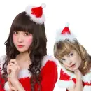 祭り用品jp シーズンコスチューム クリスマス クリアストーン 4560320827801 XM サンタ帽ヘアピン