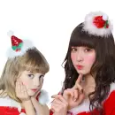 祭り用品jp シーズンコスチューム クリスマス クリアストーン 4560320827818 XM キラキラサンタ帽ヘアピン
