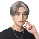 祭り用品jp コスチューム かつら・ウィッグ クリアストーン 4560320912125 WIGGY RICHメンズ コンマヘア(シルバーアッシュ)