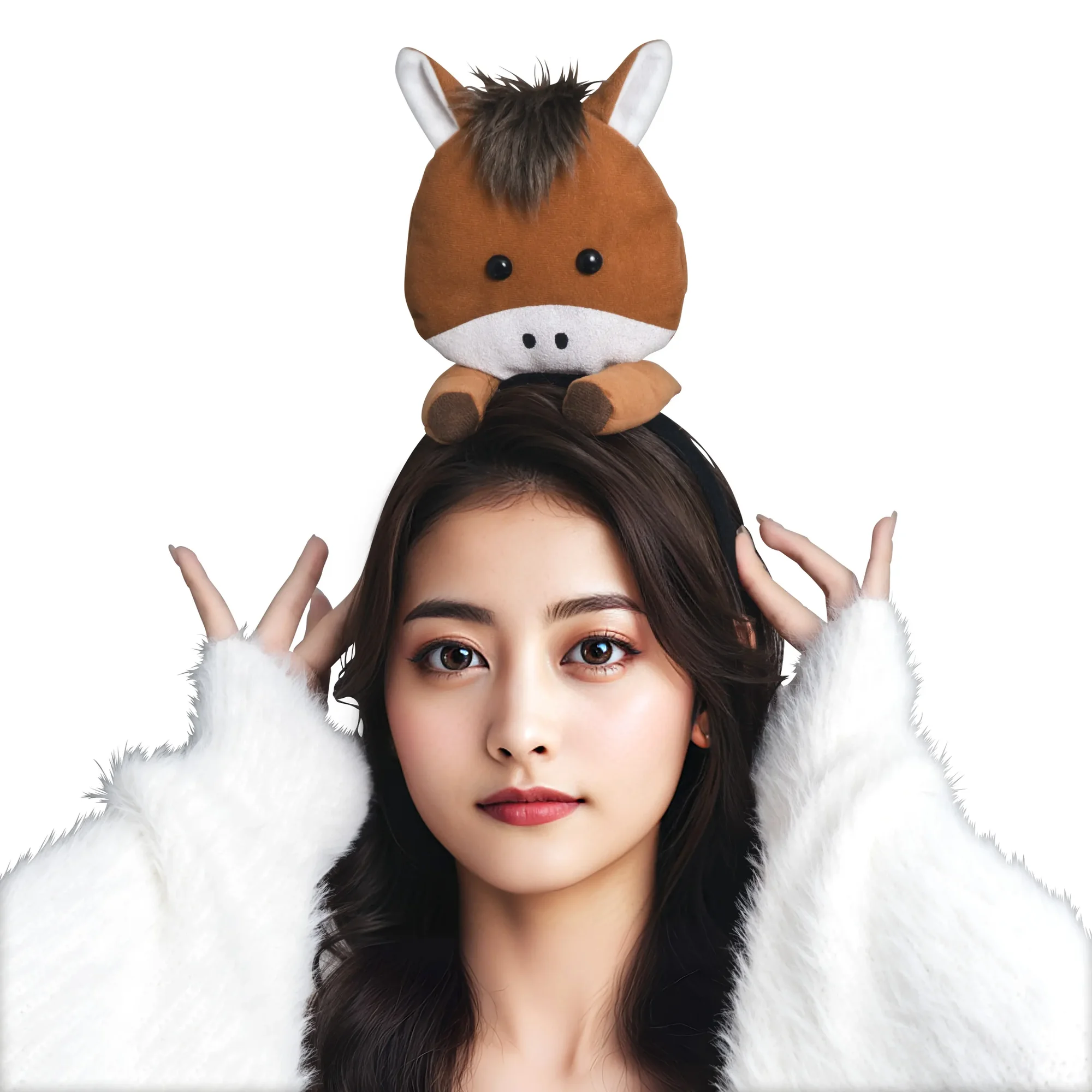 クリアストーン 4560320914488 のっかり馬カチューシャ ブラウン