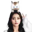 クリアストーン 4560320914495 のっかり馬カチューシャ ホワイト