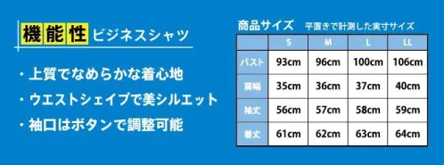 クリアストーン 4560320884149 機能性ビジネスシャツ スキッパー L 白 シワになりにくいから、お手入れが楽な形態安定加工のスキッパーシャツ。サラッと乾きやすい吸汗速乾機能。シルクのような肌触りで気持ちよく柔らかな印象。袖口は調整可能なボタン付きだからしっかり手首でとまります。V字に重ね着したような首元デザインのシャツは窮屈感がなく、デコルテラインを見せることで女性らしい着こなしに！就活、通勤、オフィス、入学式や参観日等で大活躍！※この商品はご注文後のキャンセル、返品及び交換は出来ませんのでご注意下さい。※なお、この商品のお支払方法は、先振込（代金引換以外）にて承り、ご入金確認後の手配となります。 サイズ／スペック