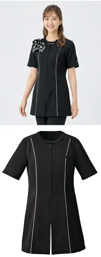 オフィスウェア カットソー ユーファクトリー M13421 チュニック 事務服JP