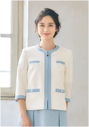 インフォメーション・ショールーム 長袖ジャケット（ブルゾン・ジャンパー） ユーファクトリー M43292 ジャケット 事務服JP