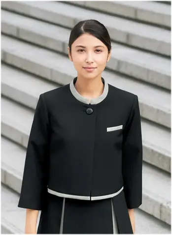 インフォメーション・ショールーム 長袖ジャケット（ブルゾン・ジャンパー） ユーファクトリー M43371 ジャケット 事務服JP