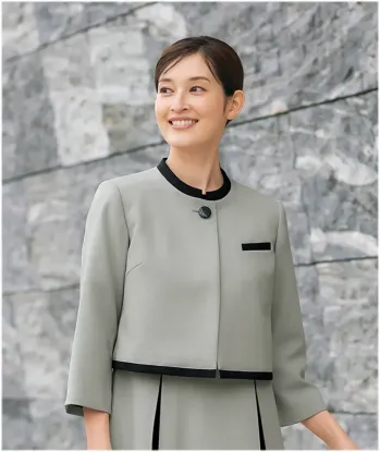 インフォメーション・ショールーム 長袖ジャケット（ブルゾン・ジャンパー） ユーファクトリー M43372 ジャケット 事務服JP