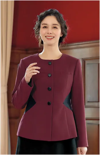 インフォメーション・ショールーム 長袖ジャケット（ブルゾン・ジャンパー） ユーファクトリー M47092 ジャケット 事務服JP