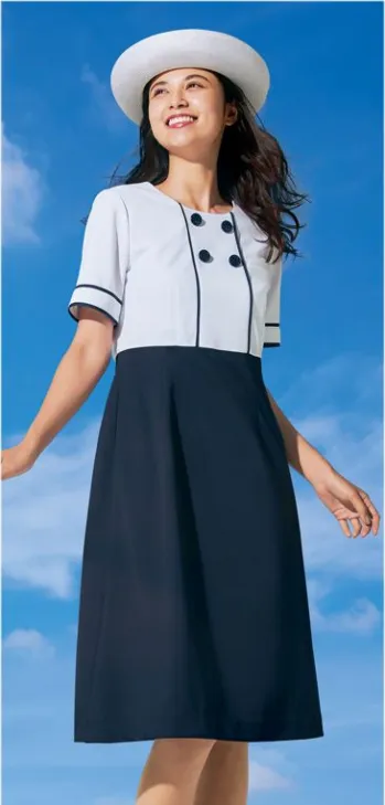 MARY QUANT マリークヮント オフィスユニフォームワンピース サイズ11｜ファッション