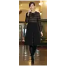 事務服JP インフォメーション・ショールーム 長袖ワンピース ユーファクトリー M53272 ワンピース