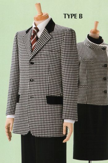 ブレザー・スーツ 長袖ジャケット（ブルゾン・ジャンパー） ユーファクトリー TYPE-B メンズジャケット（シングル3つ釦）（受注生産） 作業服JP