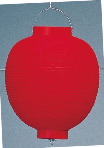 鈴木提灯 2101 提灯 装飾品提灯（室内用） 10号丸洋紙（赤・赤枠） 