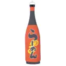 祭り用品jp 祭り小物 提灯 鈴木提灯 5806 提灯 一升瓶型提灯（和紙）「ら～めん」