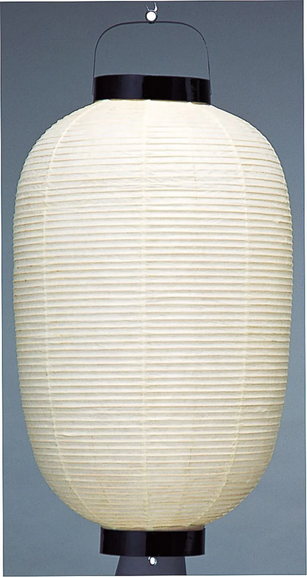 提灯 長型和紙 15号長（和紙・竹骨） 鈴木提灯 600 祭り用品・浴衣