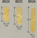 鈴木提灯 8024 提灯小物・付属品 飾り金具 アルミ貝折（小） 提灯の重化に付ける飾り金具。