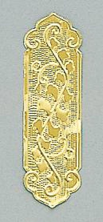鈴木提灯 8025-M 提灯小物・付属品 飾り金具 アルミ貝折（中） 提灯の重化に付ける飾り金具。