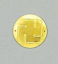 鈴木提灯 8027-2 提灯小物・付属品 飾り金具 二の紋（卍） 提灯の重化に付ける飾り金具。