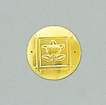祭り小物 提灯 鈴木提灯 8027-4 提灯小物・付属品 飾り金具 一二の紋（井桁橘） 祭り用品jp