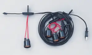 提灯用ソケットコード（3灯用）（5m/電球別）