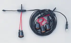 提灯用ソケットコード（5灯用）（7m/電球別）