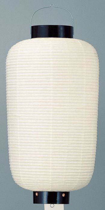 鈴木提灯 894 提灯 関西型和紙提灯 中看板（和紙・竹骨）（白仕立） 神社仏閣から商店、居酒屋の看板として幅広く利用されています。