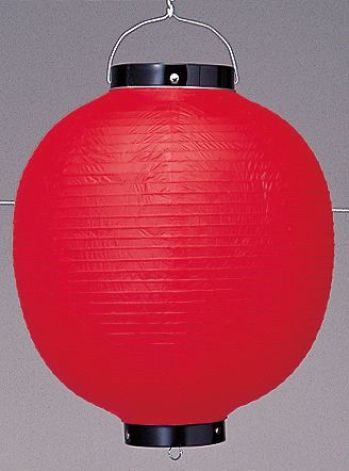 鈴木提灯 B95 提灯 ビニール提灯（装飾用） 13号丸型（赤・黒枠） ビニール提灯は、店頭装飾用に最適。飲食店舗などの賑わいを演出するのに欠かさない提灯。