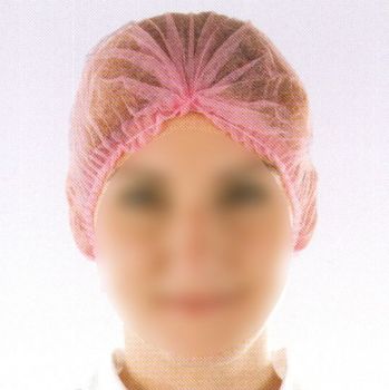 食品工場用 キャップ・帽子 ダック 12109 カラーキャップ（シングル縫い）ピンク（100枚入） 食品白衣jp
