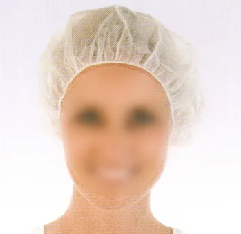 食品工場用 キャップ・帽子 ダック 12641 ブーファンキャップ ホワイト（1000枚入）受注生産 食品白衣jp