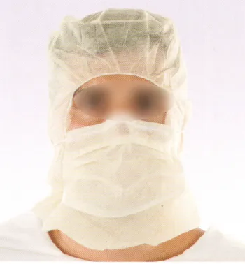 食品工場用 キャップ・帽子 ダック 13208 アストロノートキャップ 黄（1000枚入）受注生産 食品白衣jp