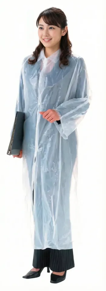 食品工場用 長袖コート ダック 2732 ビジターズコート（スナップボタンタイプ）300枚入 食品白衣jp