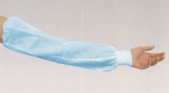 食品工場用 手袋 ダック 28306 SMS製オーバースリーブ ブルー（100枚入） 食品白衣jp