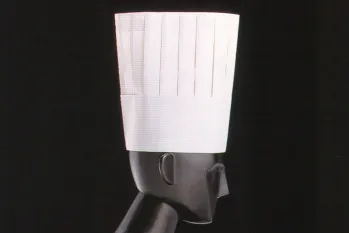 厨房・調理・売店用白衣 キャップ・帽子 ダック A85110 英国型シェフハット／26.5cm（50枚入） 食品白衣jp