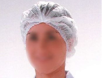 食品工場用 キャップ・帽子 ダック D93110 PAL カラーキャップ（ダブル縫い）ホワイト（1000枚入り） 食品白衣jp