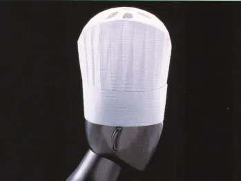厨房・調理・売店用白衣 キャップ・帽子 ダック N32110 グランデトックシェフハット／20cm（レディース）（50枚入り） 食品白衣jp